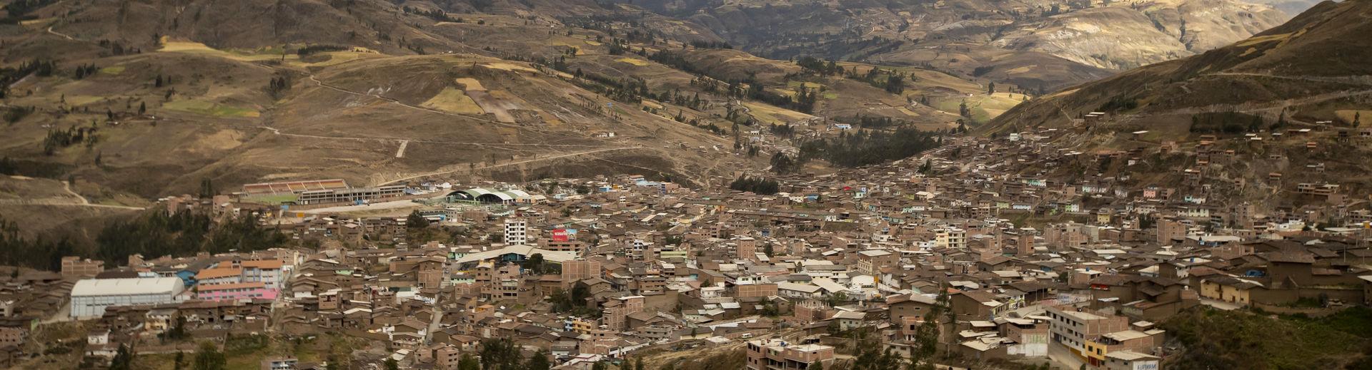 The landscape of a Peruvian city.